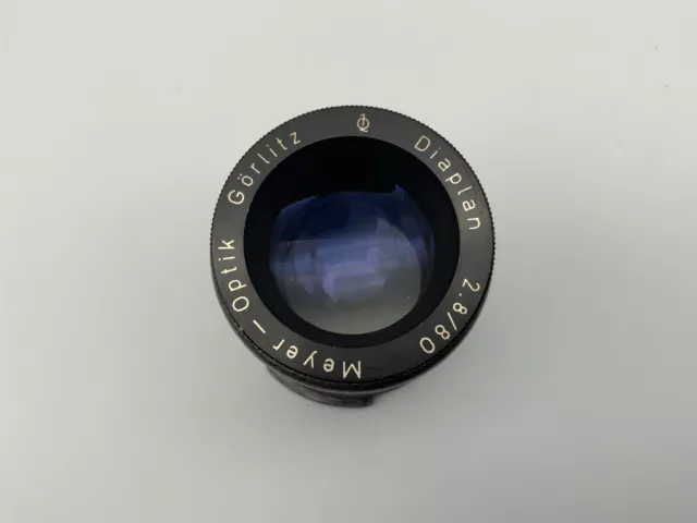 Meyer Optik Görlitz Diaplan 2,8/80 Projektionsobjektiv 80mm Objektiv