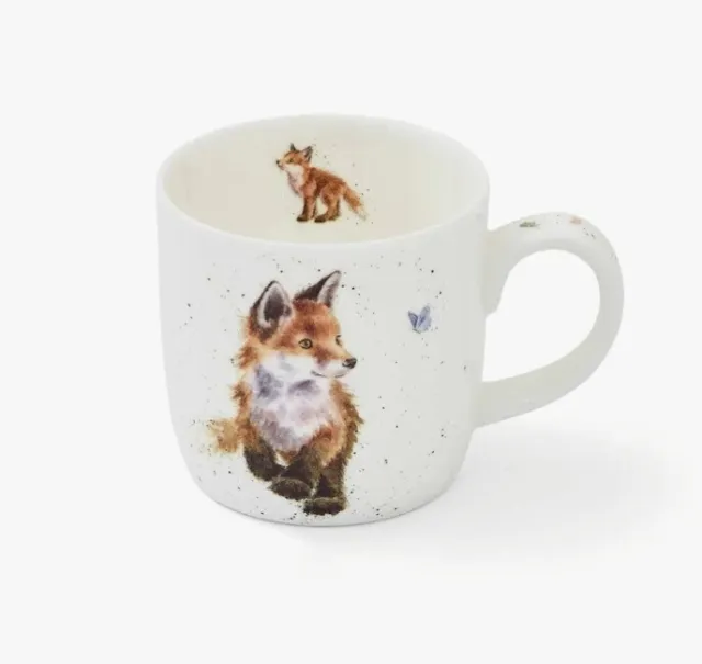 wrendale fox cup Royal Worcester Wrendale Designs Mug Cup “born to be wild” Fox