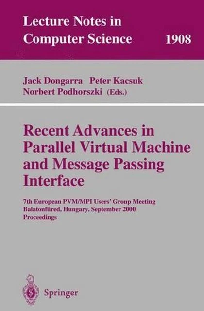 RECENT ADVANCES IN Parallel Virtual Machine and Message Passing ...
