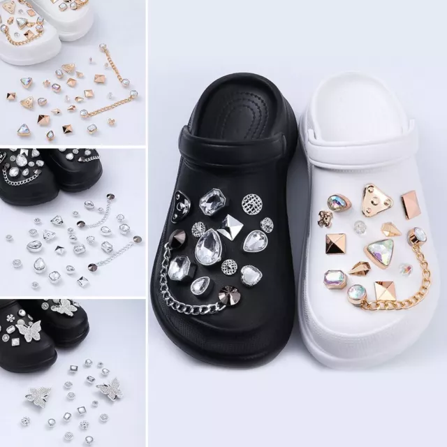 Croc sales diamond charms