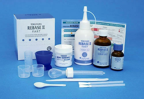 TOKUYAMA REBASE II Fast Dental Chairside Hard Denture Reline Material.