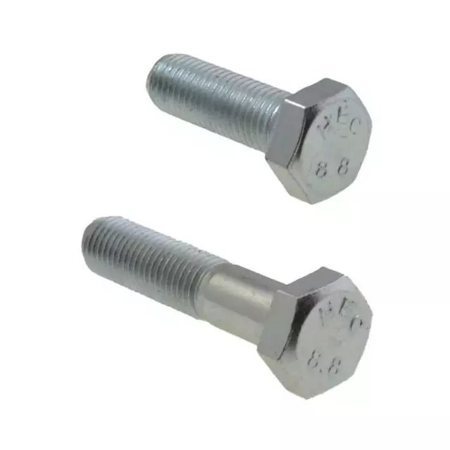 M14 (14mm) x 1.50 pitch Metric FINE HEX BOLT Screw High Tensile Class 8.8 Zinc