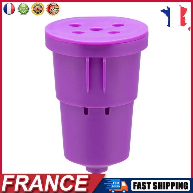 Keurig Refillable Reusable Coffee Capsule K Cap Filter Basket Pod (Purple) fr