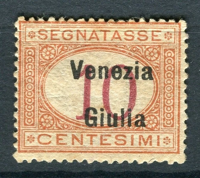 ITALY; VENEZIA GIULIA early Postage Due Optd. issue Mint hinged 10c. value