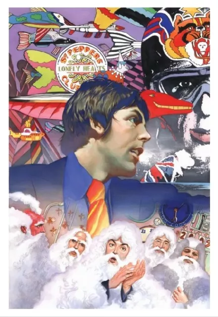 Portfolio Beatles Yellow Submarine Di Alex Ross 2020 Limited Edition 640/750 2