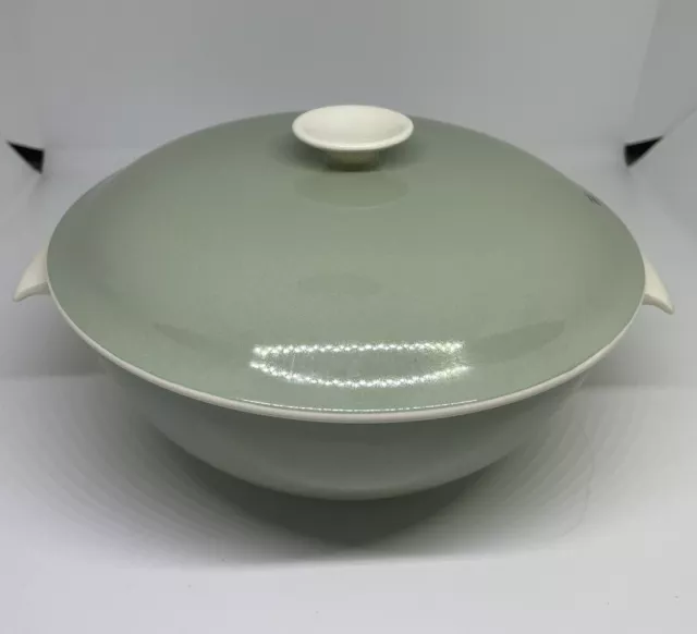 Poole Pottery  - Vegetable Tureen With Lid. Celadon Two Tone. c1955/59