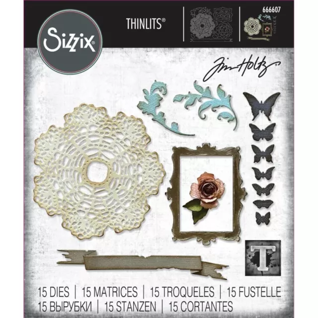 Die Tim Holtz Sizzix Thinlits ~ BOUTIQUE BÓVEDA ~ 666607