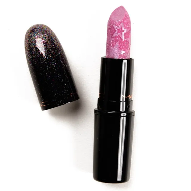 MAC - KISS OF STARS (warm ice pink shimmer) lipstick - new boxed LIMITED EDITION
