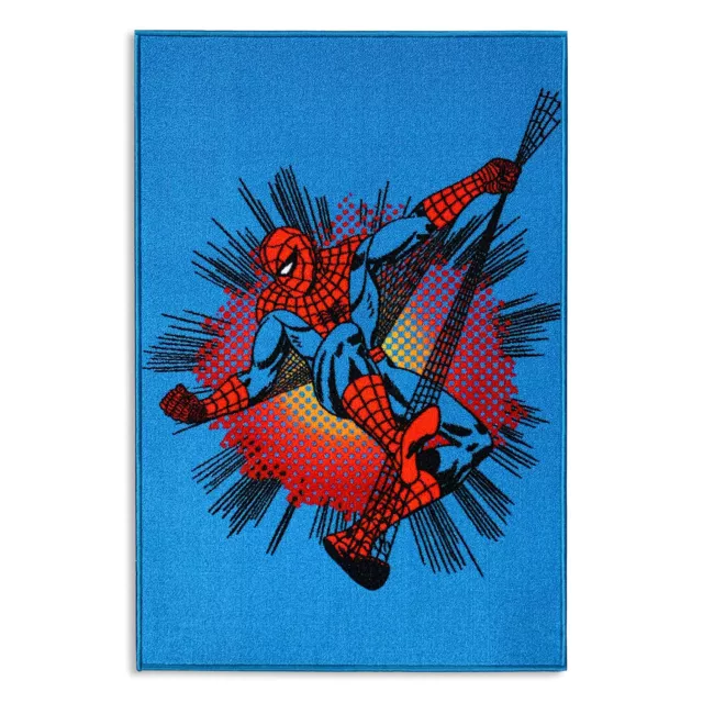 Tapis Antidérapant Chambre des Enfants Marvel Spiderman 80x120 CM 4952