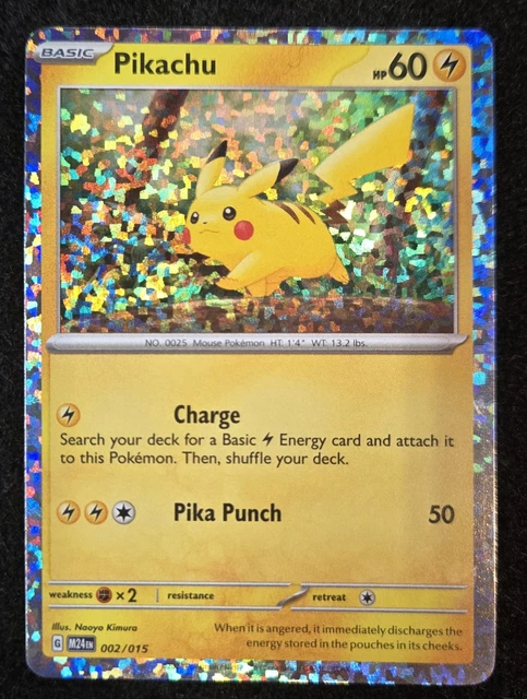 PIKACHU 2025 MCDONALDS Happy Meal Holo Pokémon Dragon Discovery Card