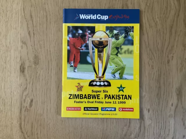 Zimbabwe v Pakistan - 1999 Cricket World Cup Super Six - Friday 11/6/1999