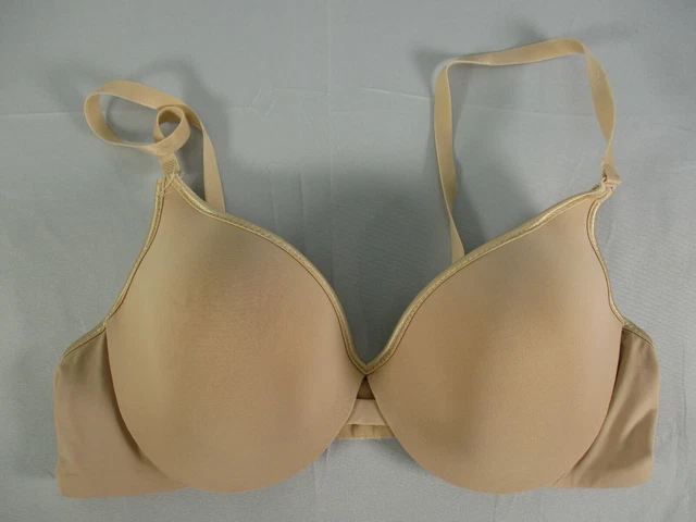 Marilyn Monroe Bra 36C Beige Plunge Padded Demi T-Shirt Double 2109-70