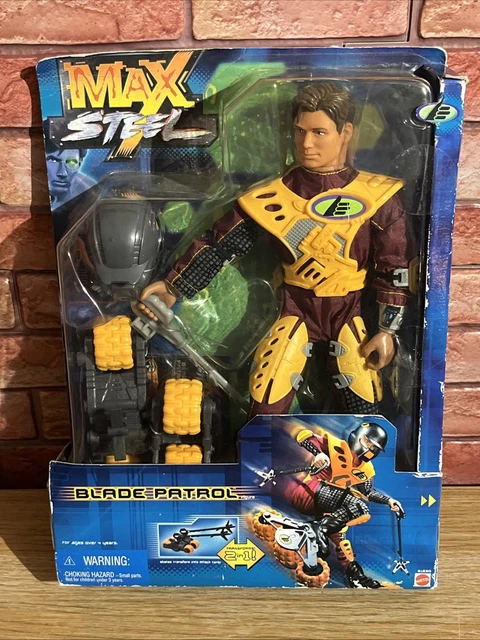 Figurine Max Steel – Blade Patrol – 1998 – Mattel – Style Action Man