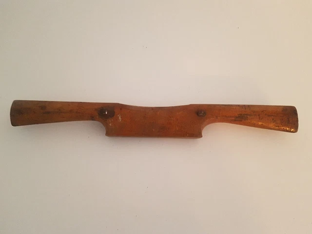 vintage small wooden spoke shave
