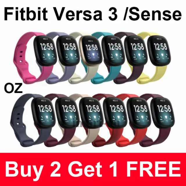 For Fitbit Versa 3 /Sense Replacement band bands tracker Watch Straps Wristband