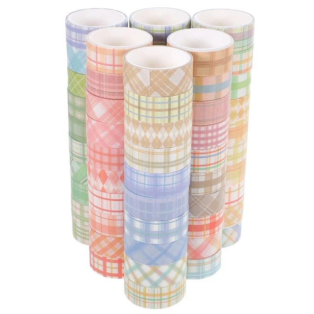 60 rouleaux de ruban adhésif pour le bricolage de bricolage de bande de Washi