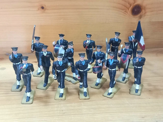 Figurine Ancienne Starlux Soldat Aviateur - Échelle 1:32 (60mm) - Occasion En Bon état