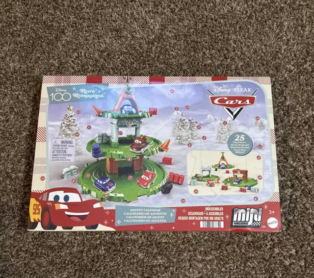 DISNEY PIXAR CARS DIE CAST MINI RACER ADVENT CALENDAR 2023 25 pcs Set