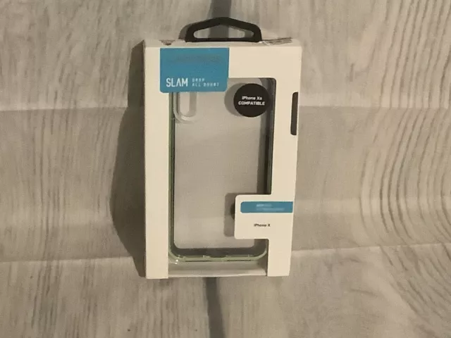 Lifeproof Phone Case for iPhone X Slam Series Lime Green and Clear