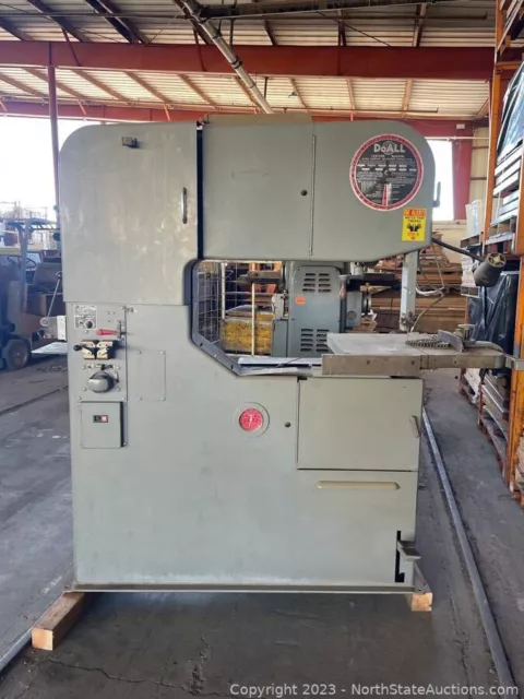 36” Doall Vertical Band Saw, Model 3613-0, Welder/Grinder/Shear/chain feeder