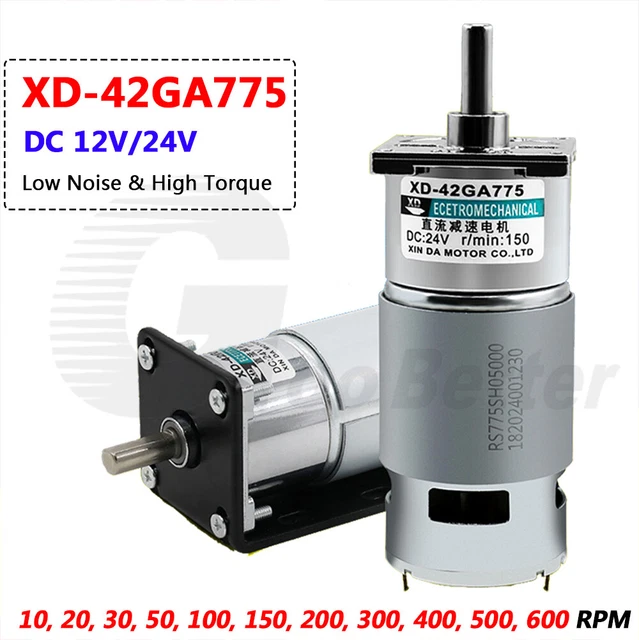 Motore Elettrico 12V 100W 12000 RPM Albero Tondo, Alta Coppia Per Auto, Elettroutensili E Progetti Fai-da-te