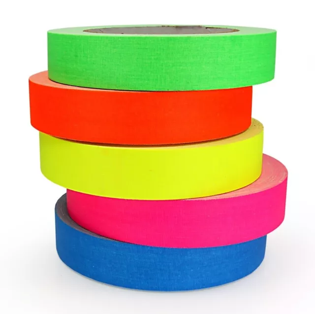 Pro-Gaff Premium Gaffer Tape Roll - 12mm & 24mm x 25m - UV / Matt Hula Hoop Grip