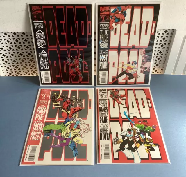 Deadpool The Circle Chase complete run 1,2,3 and 4 vf 1993