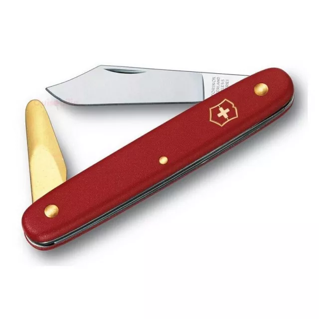 Victorinox Ecoline Cuchillo De Injerto Con Saltagemma, Rojo Calidad Extras