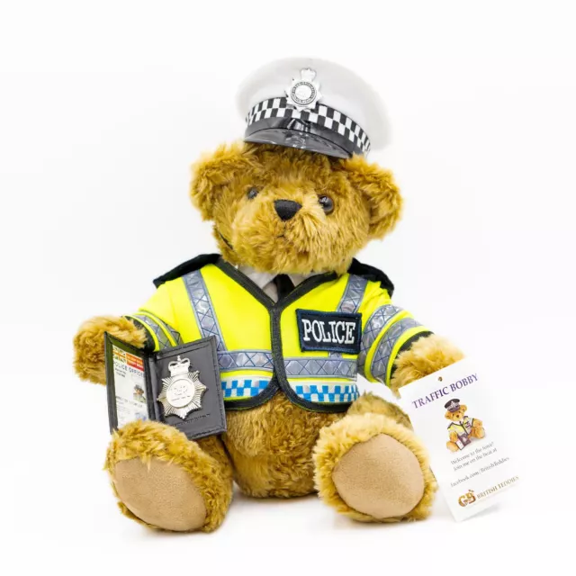 The Great British Teddy Bear Company Traffic Bobby Soft Plush Toy Collectable