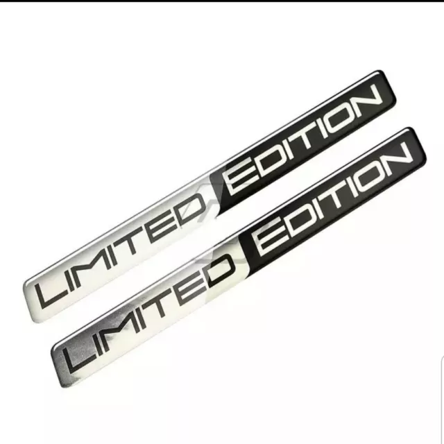 LIMITED Edition  ..Schwarz/ Chrom....Auto Aufkleber Emblem EXPOCY/ HARZ