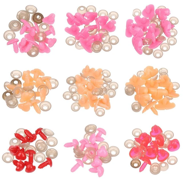 Animals Buttons Plush Animal Nose Nose Crafts Doll Triangle Noses Pigs Noses
