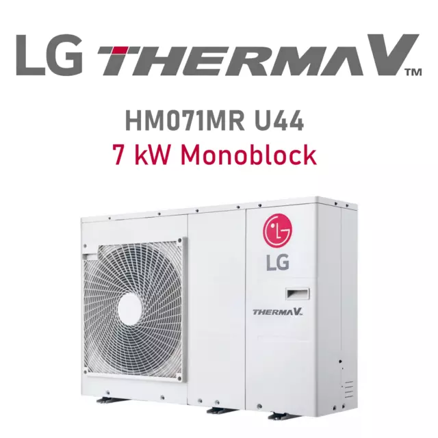 LG THERMA V 7 kW Luft Wasser Wärmepumpe Monoblock HM071MR U44 | LAGERND | BAFA