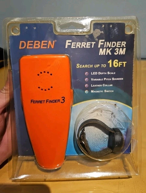 Deben Ferret Finder Collare di ricambio in pelle marrone One mk1 23,5