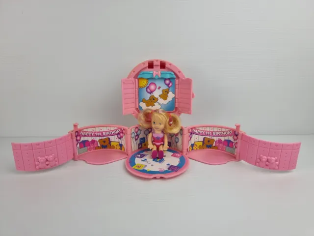 VTG Miss Party Surprise Doll Baby Party Nursery Room Playset 1999 Toy Biz Toybiz