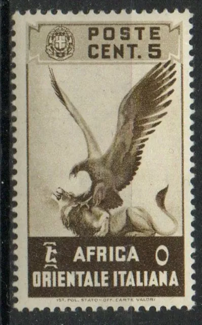 1938 Colonie Aoi N.2 Valore Nuovo Mnh**