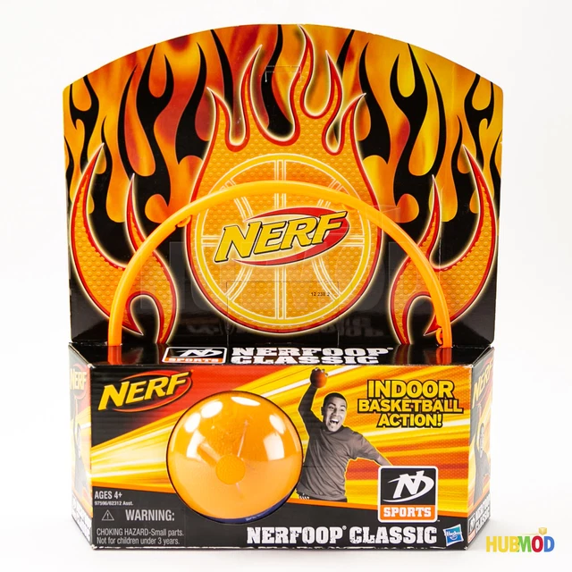 Nerf Sports Nerfoop Classic Orange Indoor Basketball Hoop NEW In Package 2009 Nerf Sports Nerfoop Classic Orange Indoor Basketball Hoop NEW In Package 2009