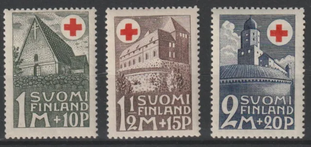 1931 Finlandia Suomi  Pro Croce Rossa 3 V. Usati Mf24265