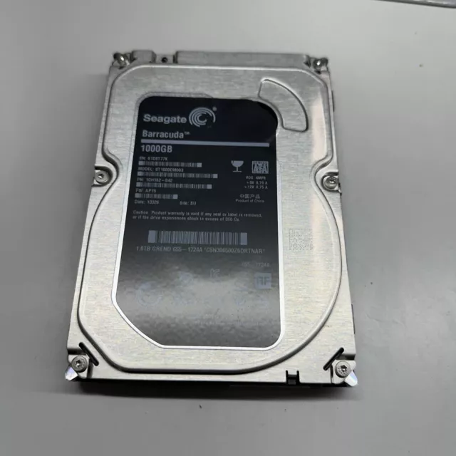 ST1000DM003 Seagate 1TB 7.2K RPM 6Gb/s 3.5" SATA HDD Hard Drive (ST1000DM003)