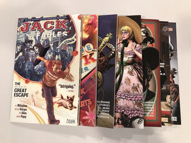 Jack of Fables - TPB Volumes 1-7 Vertigo Comics Graphic Novel - Bill Willingham