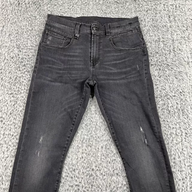 R13 Jeans Mens 30 Orion Boy Skinny Distressed Whiskers Fade Modern Opulence 2