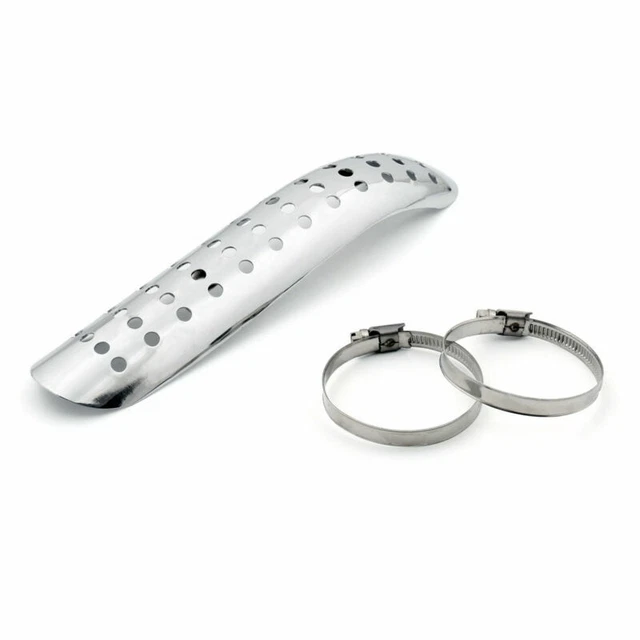 Curve 10.6" Pare Chaleur Echappement Exhaust Heel Guard Pour Chopper