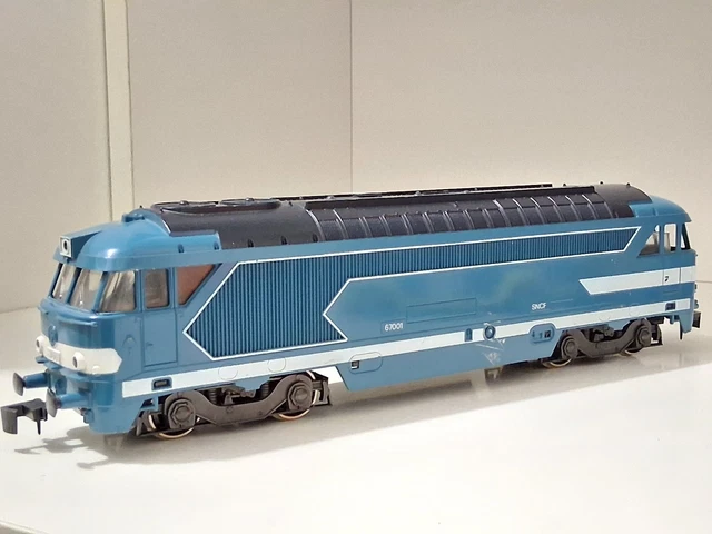 LIMA BB 67001 SNCF Epoque IV Echelle HO Locomotive Diesel - Bleue