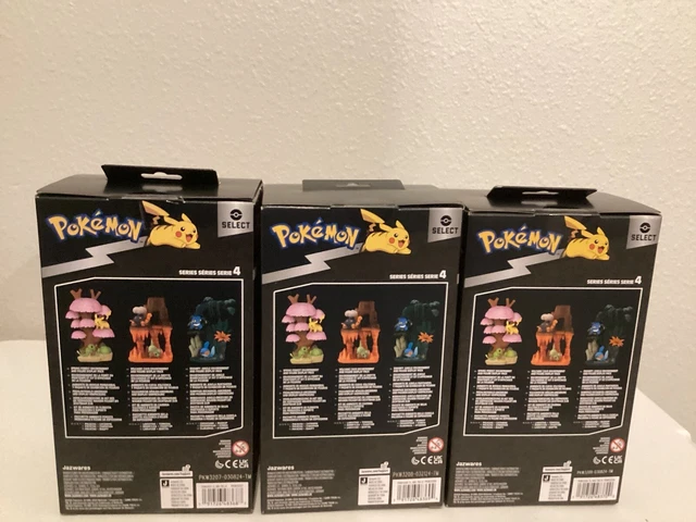 POKEMON SELECT ENVIRONMENT Pack Serie 4 Lote Completo Figuras Juego de ...