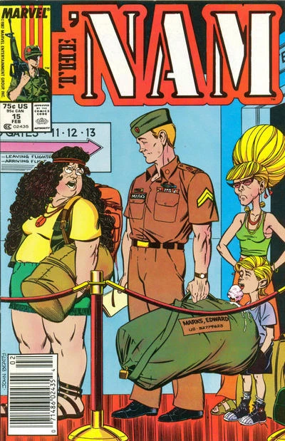 Nam, The #15 (Newsstand) VF; Marvel | Vietnam War comic Hippy - we combine shipp