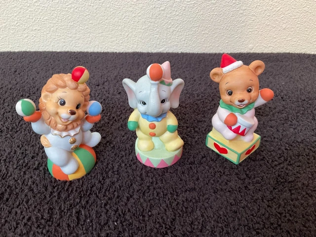 3er SET HOMCO Zirkus süßer Löwe, Elefant und ein Bär Figuren #1423