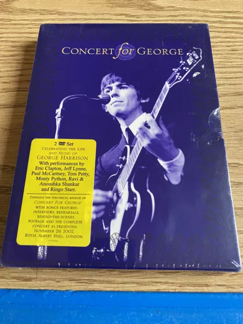 NEW Sealed Concert for George Harrison 2-DVD set 2003 Tribute Beatles