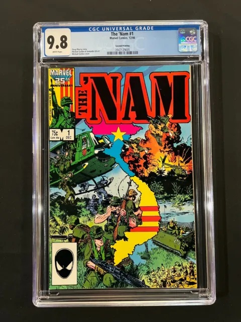 The Nam #1 CGC 9.8 (1986) - RARE 2nd Printing