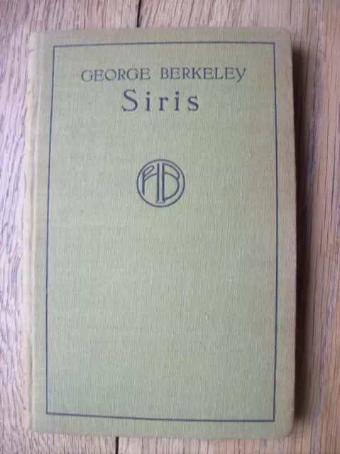 George Berkeley SIRIS *übersetzt und herausgegeben von Luise & Friedrich Raab HC