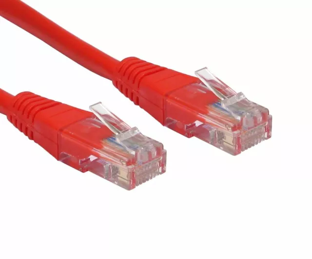 GP376 Chat 5e RJ45 UTP Réseau Ethernet Lan Câble Rouge 7 Mètres