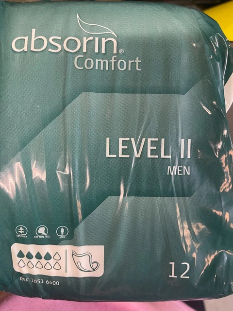 Lot De 28 Couches Absorin Confort Slip - Taille M - Pour Incontinence Adulte - Neuf Sous Emballage